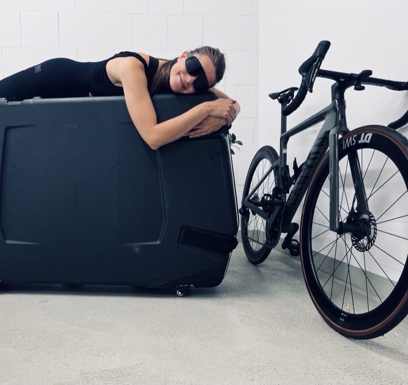 Radkoffer im Transport